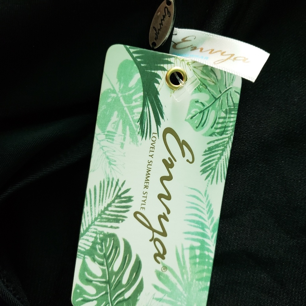 Envya Black Plunge Swimsuit - Picture 6 of 6